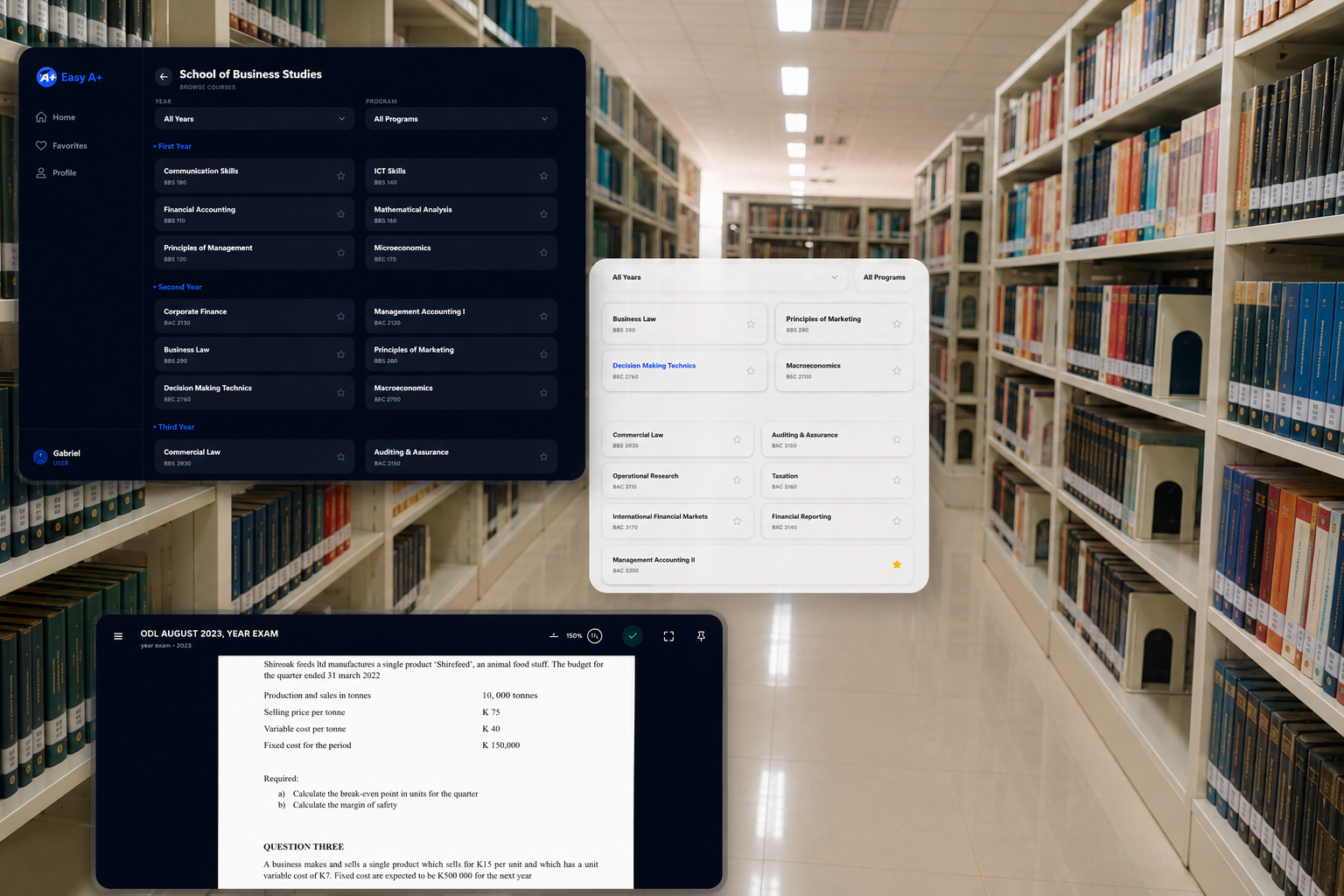 Extensive Past Paper Library